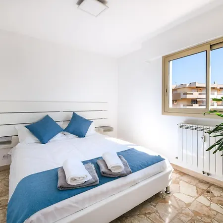 Mediterranee - Beachfront - Sun And Seaview - Pool - Private Parking 滨海卡涅