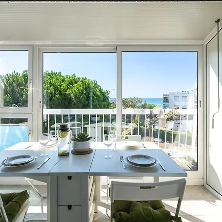 公寓 Mediterranee - Beachfront - Sun And Seaview - Pool - Private Parking
