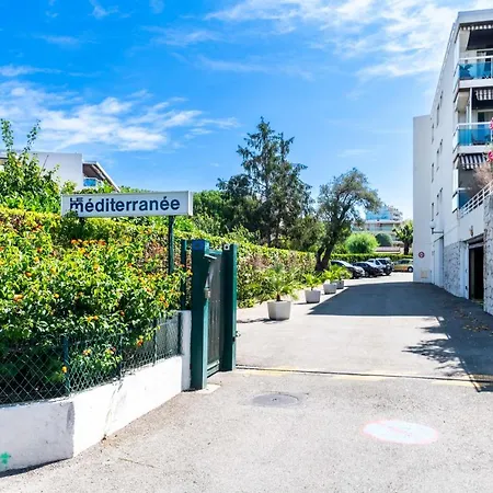公寓 Mediterranee - Beachfront - Sun And Seaview - Pool - Private Parking *