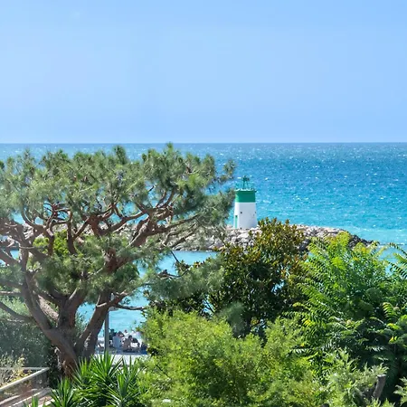 公寓 Mediterranee - Beachfront - Sun And Seaview - Pool - Private Parking *