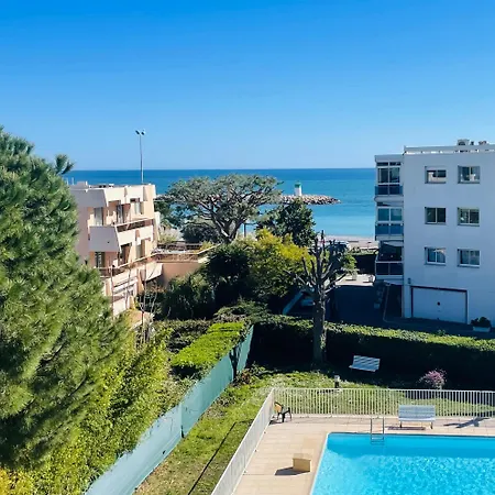 Mediterranee - Beachfront - Sun And Seaview - Pool - Private Parking Cagnes-sur-Mer